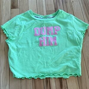 Juicy Couture “Dump Him” baby tee